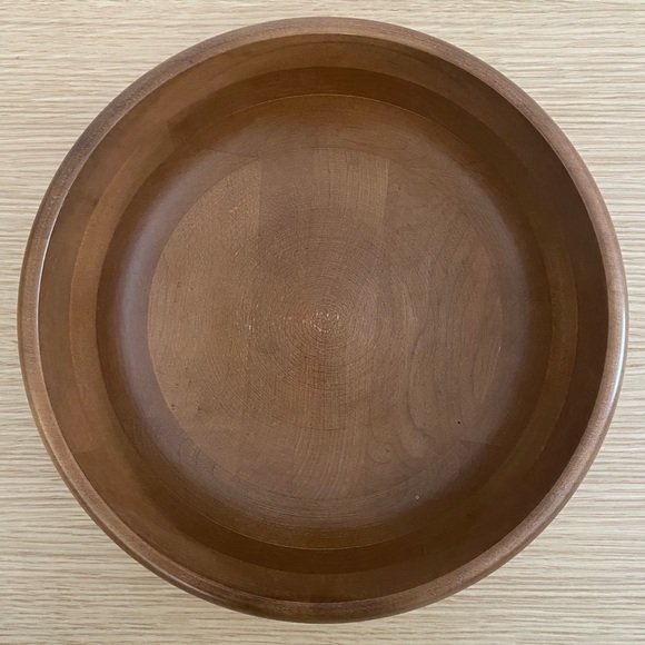 Vintage Baribocraft Canadian Maple Wood Salad Bowl with 5 Bowls - Picture 3 of 16